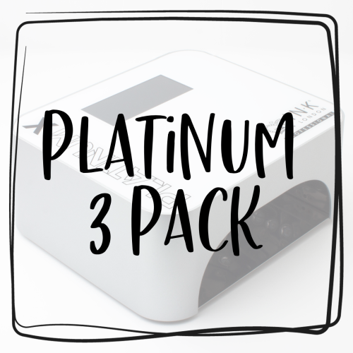 Platinum X LED Curing Lamp (UK Version) 3 Pack