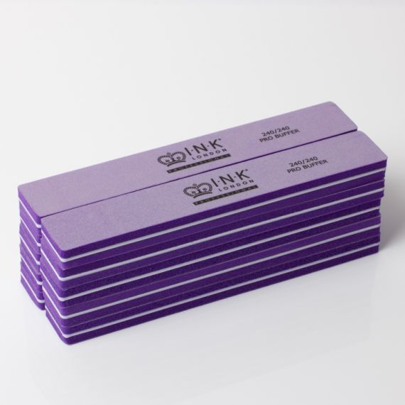 240/240 Purple Pro Buffer - Straight - 10 Pack