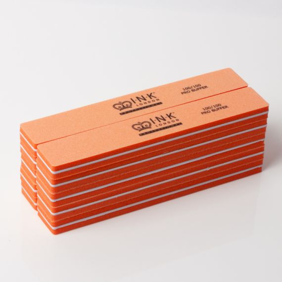 100/100 Orange Pro Buffer - Straight - 10 Pack