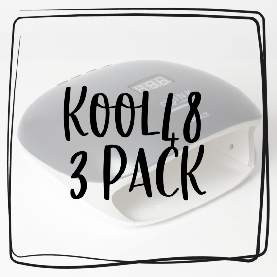 KOOL48 LED Curing Lamp (UK Version) 3 Pack